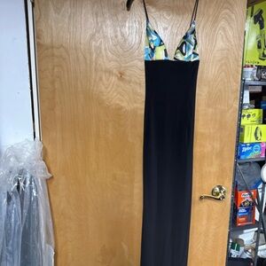 Stylish Black and Multicolor Women's Dress